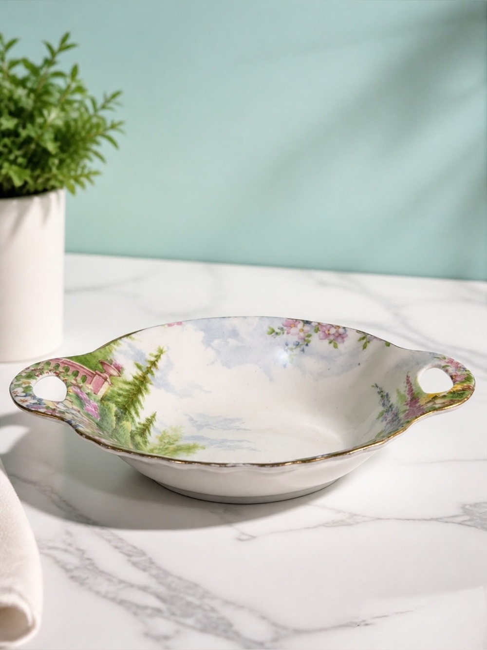Vintage Royal Albert Kentish Rockery Bon Bon Candy Dish